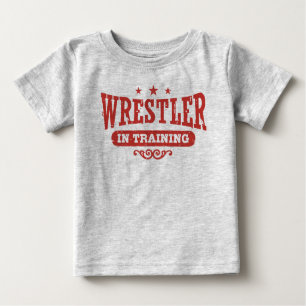 Wrestler In Training Baby T-Shirt