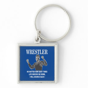 Wrestler Inspirational Wrestling  Keychain