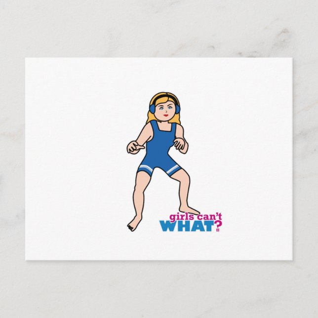 Wrestler - Light/Blonde Postcard (Front)