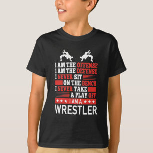 Wrestler Offensive Defensive Professional T-Shirt