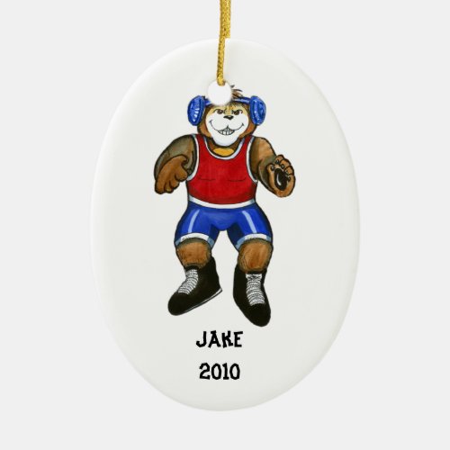 Wrestler Ornament