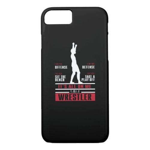 Wrestler Wrestling Cute Gift For Wrestler iPhone 87 Case
