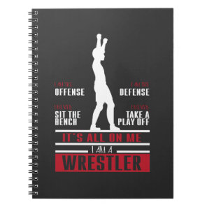 Wrestler Wrestling Cute Gift For Wrestler Notebook