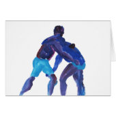 Wrestlers Blue (Front Horizontal)