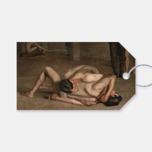 Wrestlers by Thomas Eakins Gift Tags