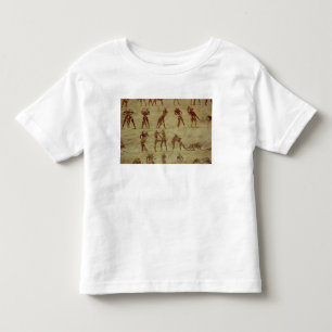 Wrestlers, detail from a tomb wall painting toddler t-shirt