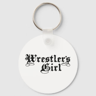 Wrestler's Girl Keychain