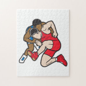 Wrestlers Jigsaw Puzzle