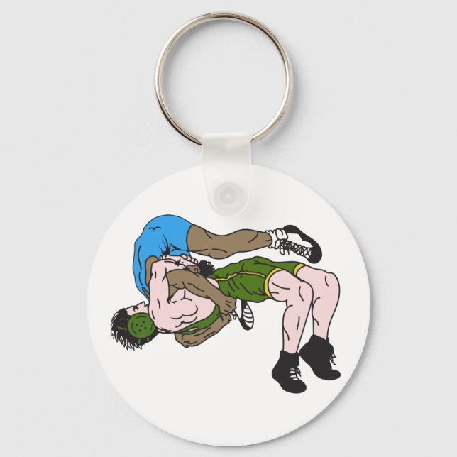 Wrestlers Keychain (Front)