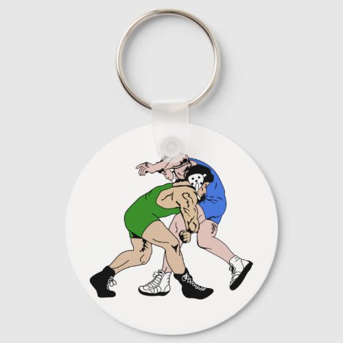 Wrestlers Keychain