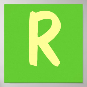 Wrestler's Name Lettering Poster