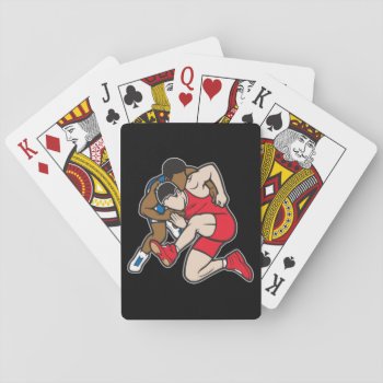 Wrestlers Playing Cards by MegaSportsFan at Zazzle