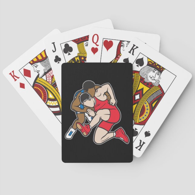 Wrestlers Poker Cards (Back)