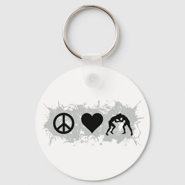 Wrestling 1 keychain (Front)