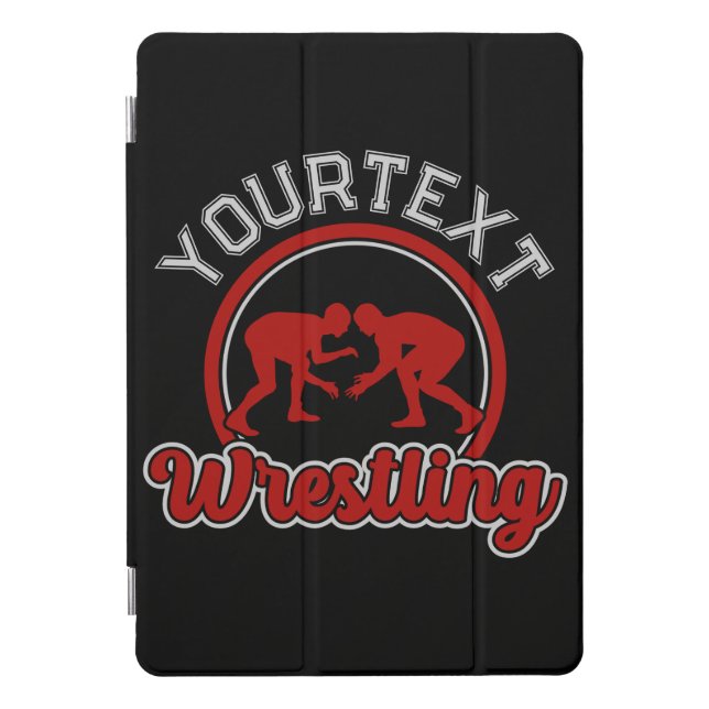  Wrestling ADD NAME Grapple Champion Team Player  iPad Pro Cover (Front)