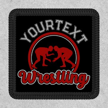 Wrestling ADD NAME Grapple Champion Team Player Patch