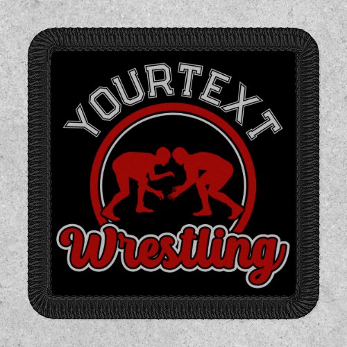  Wrestling ADD NAME Grapple Champion Team Player Patch