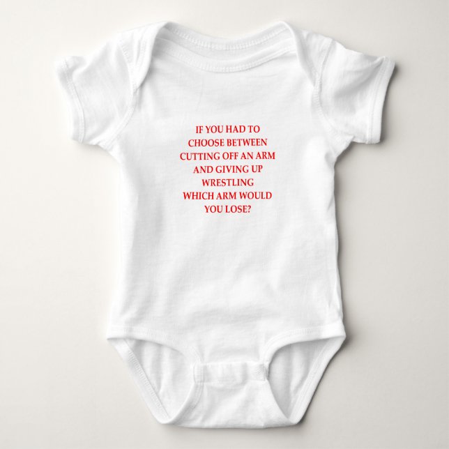 WRESTLING BABY BODYSUIT (Front)