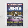 Wrestling Birthday Party Invitation Theme
