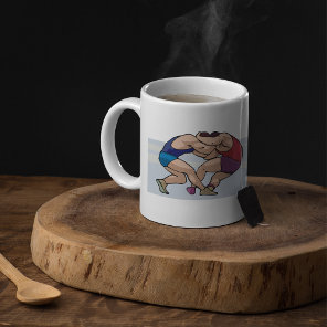 Wrestling Bout Coffee Mug