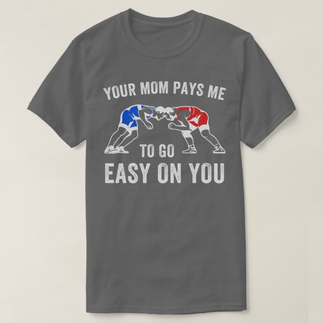 Wrestling Boy Funny Wrestler Amateur Wrestling T-Shirt (Design Front)