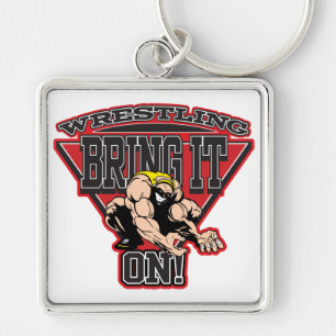 Wrestling Bring It On Keychain