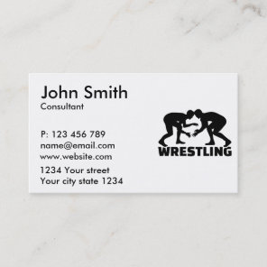 Wrestling Business Card