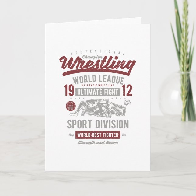 Wrestling Card (Front)