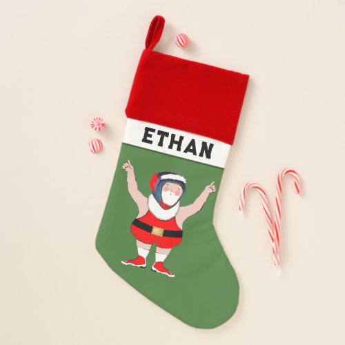 Wrestling Christmas Holiday Gift Christmas Stocking