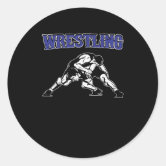 Personalized Wrestling Stickers for Boys