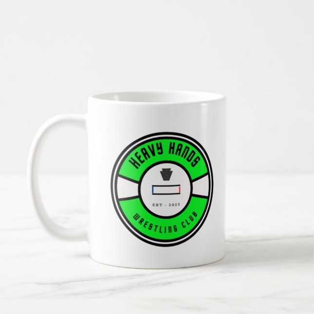 Wrestling Club Items Coffee Mug (Left)