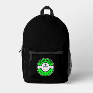 Wrestling Club Items Printed Backpack