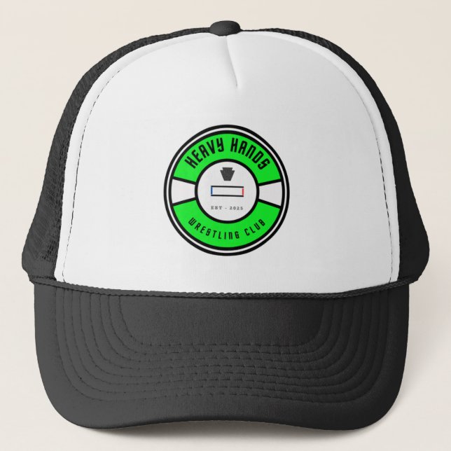 Wrestling Club Items Trucker Hat (Front)