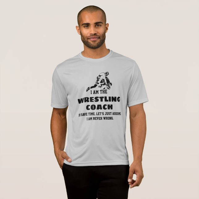 Wrestling Coach T-Shirt (Front Full)