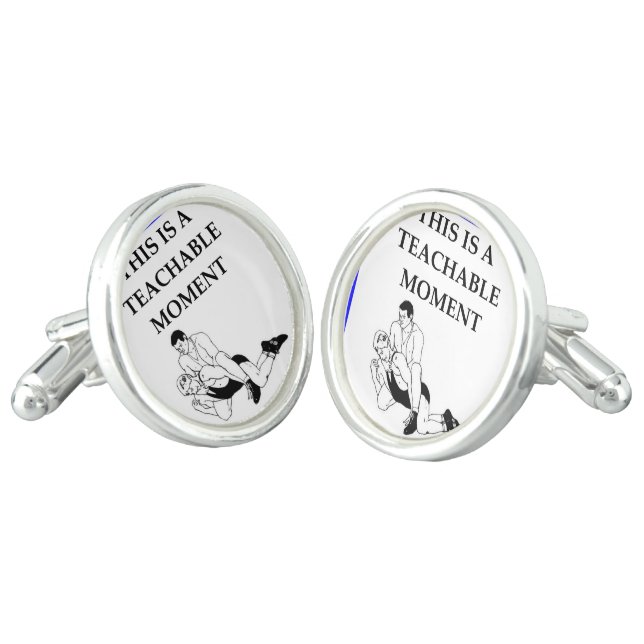 wrestling cufflinks (Angled)