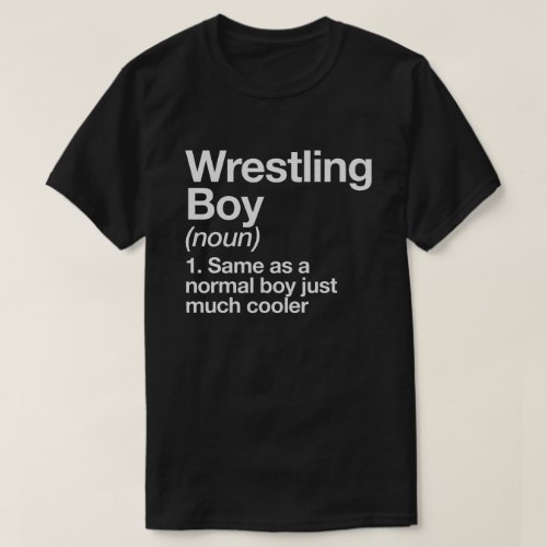 Wrestling Definition Funny Sports Ball Wrestler  T_Shirt