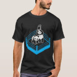 Wrestling Fight Panda Bear Chair T-Shirt