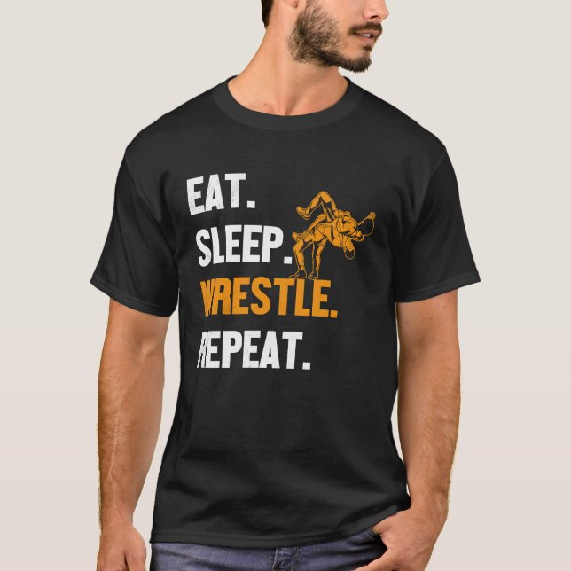 Wrestling  for Girls and Boys   for Wrestler T-Shirt (Front)