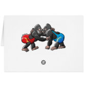 Wrestling Gorillas Cards (Back Horizontal)