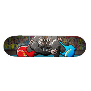 Wrestling Gorillas Skateboard Deck