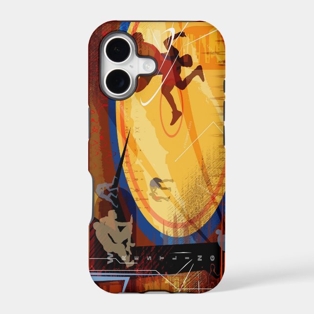 Wrestling Iphone Case (Back)