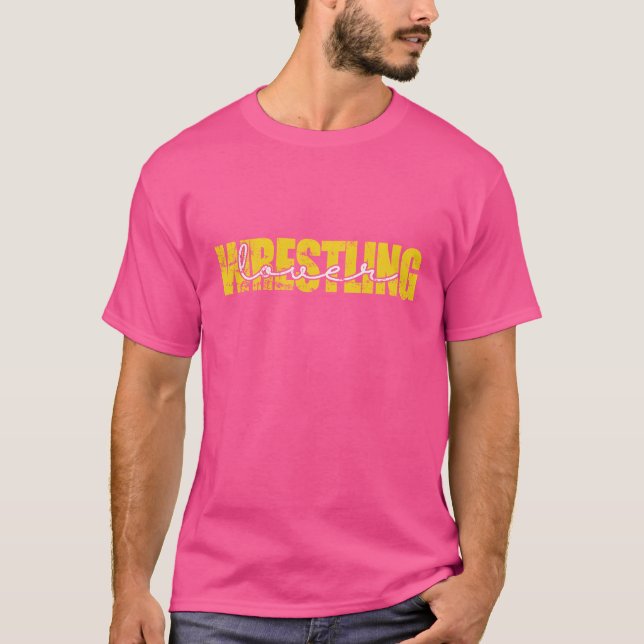 Wrestling Lover Show Ring Fight Stunt friend T-Shirt (Front)