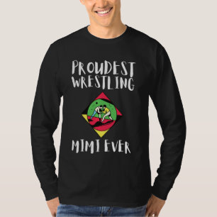 Wrestling Lucha Libre Pro Wrestler  Wrestling Mom T-Shirt