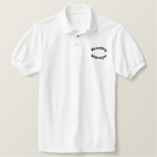 Wrestling, Manager Embroidered Shirt