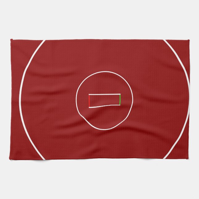 Wrestling Mat Kitchen Towel (Horizontal)