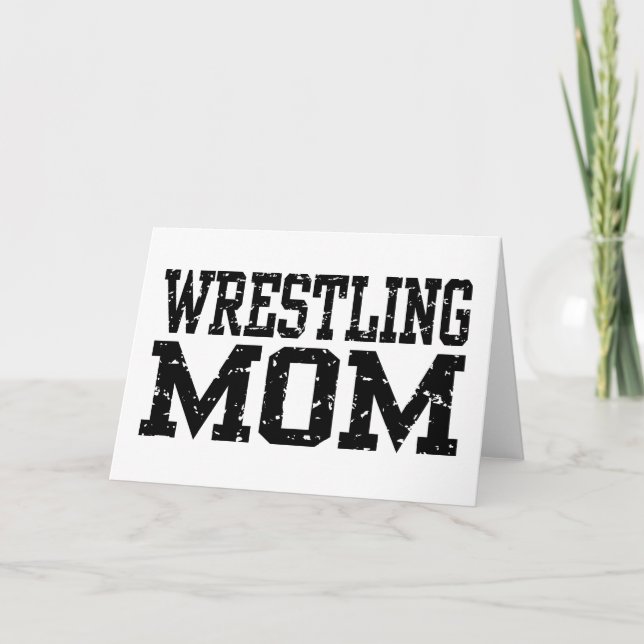 Wrestling Mom Card (Front)