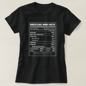 wrestling mom facts T-Shirt