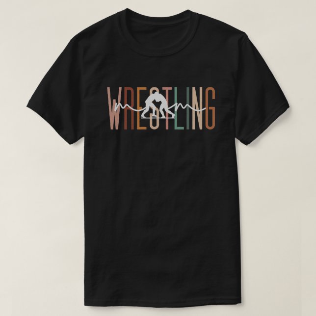 Wrestling Mom Wrestling Mama  Mom Life Wrestling  T-Shirt (Design Front)