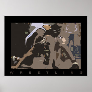 wrestling poster