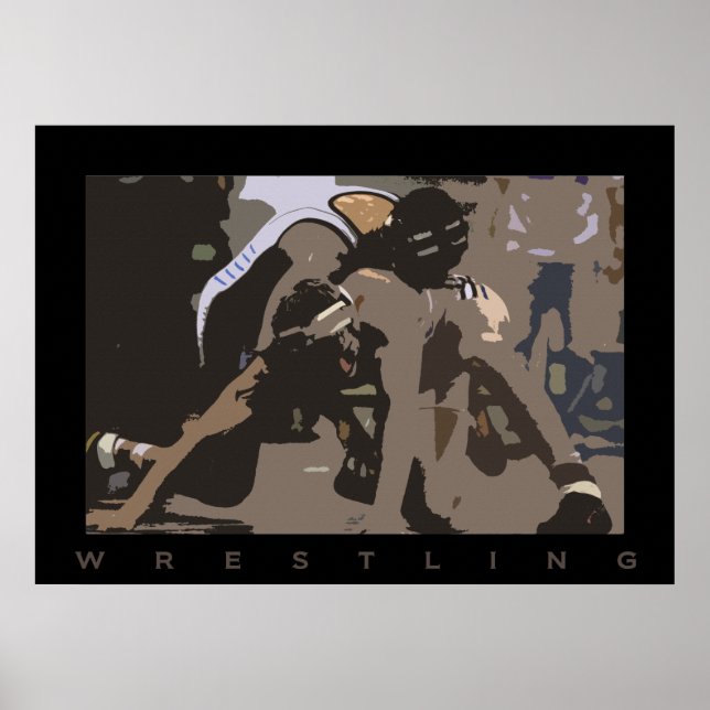 wrestling poster (Front)